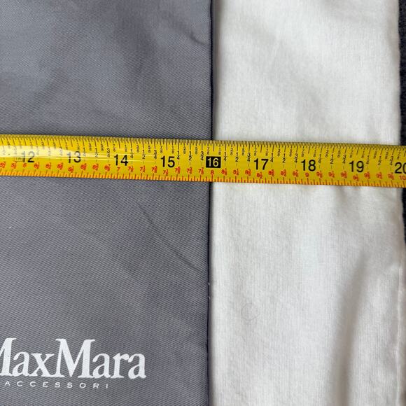 MaxMara Designer Gray Dust Bag Storage Protection 16"x11.5" - Picture 6 of 6